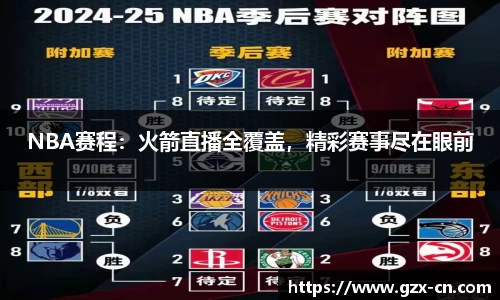 NBA赛程：火箭直播全覆盖，精彩赛事尽在眼前